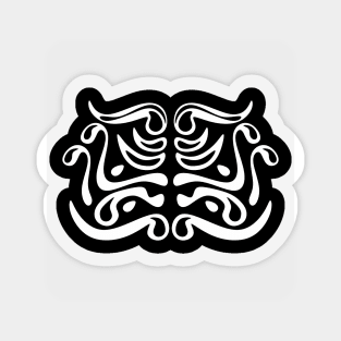 Abstract  White Illustration Sticker